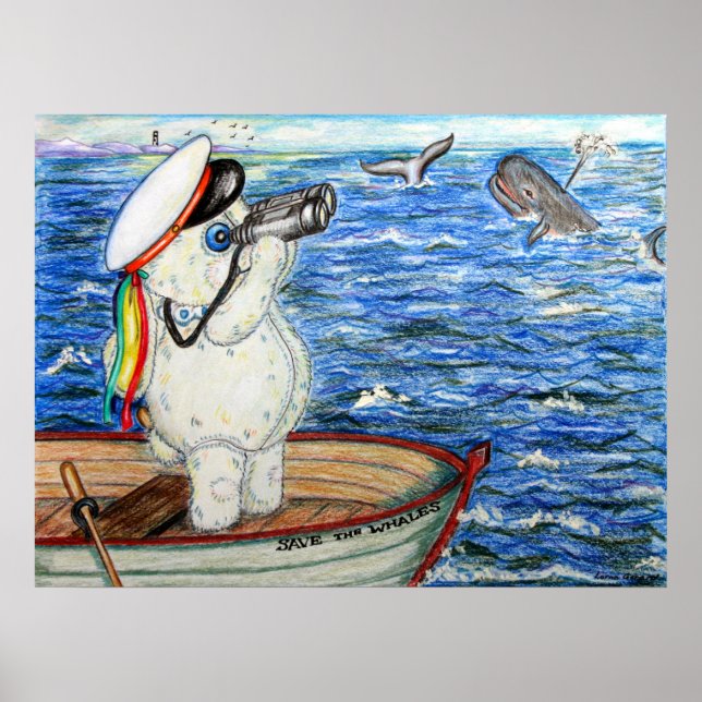 Rett der Wale Poster (Vorne)