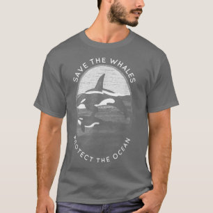 Rett der Wale Schutz des Ozeanorca-Killerwals T-Shirt