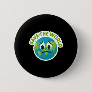 Rett der Welt für Umweltschutzfans L Button
