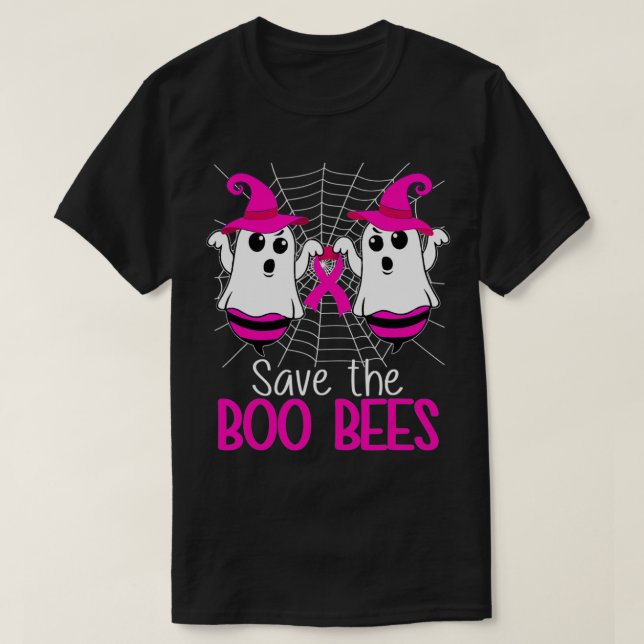 Rett des Brustkrebs-Bewusstseins für Boobienen T-Shirt (Design vorne)