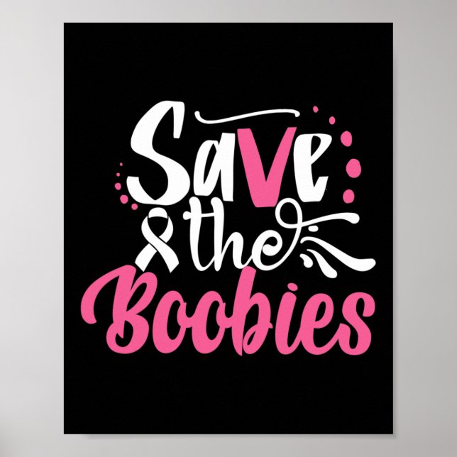 Rett des Brustkrebses A der Boo-Babys Poster (Vorne)