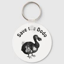 Rett des Dodo-Vogel-Schlüsselanhänger