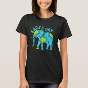 Rett des Elephant Earth Day Protect animal Awaren T-Shirt