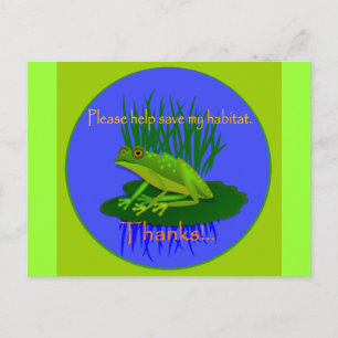 Rett des Habitats Postkarte