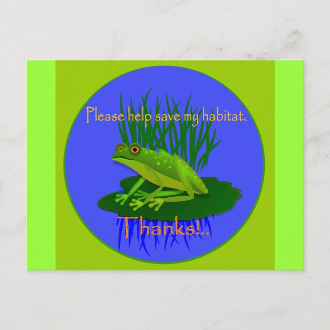 Rett des Habitats Postkarte (Vorderseite)