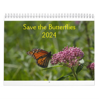 Rett des Kalenders der Schmetterlinge 2024 Kalender