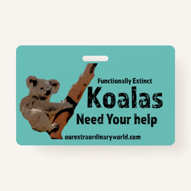 Rett des Koalas Ausweis (Vorderseite)