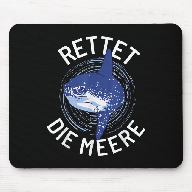 Rett des Meeresumweltschutzmonds Mousepad (Vorne)
