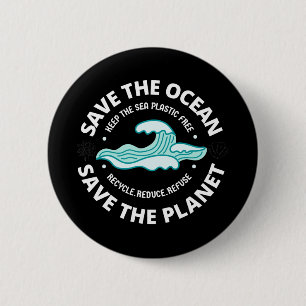 rett des Ozeans retten den Planeten Button