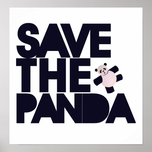 Rett des Panda-Bären Poster (Vorne)