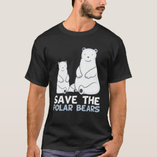 Rett des Polarbären-Klimaschutztieres Po T-Shirt