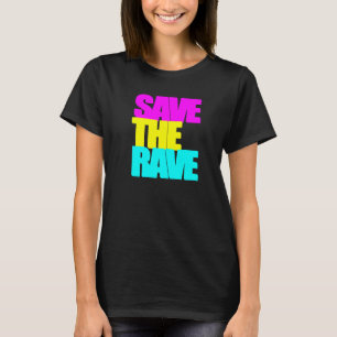 Rett des Rave Techno Goa Acid-Party mit Trance T-Shirt
