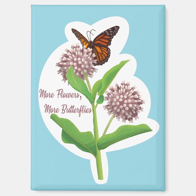 Rett des Schmetterlingsmonarchen Butterfly Magnet (Vorderseite)