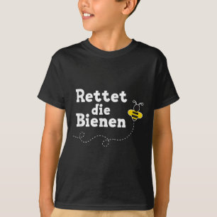 Rett des Schutzes der Bienen für den Bienenstock T-Shirt
