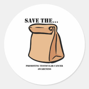 Rett des Schwanzes Runder Aufkleber