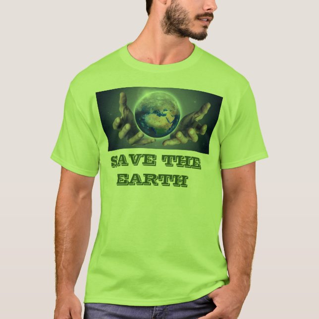 Rett des T - Shirt Erde (Vorderseite)