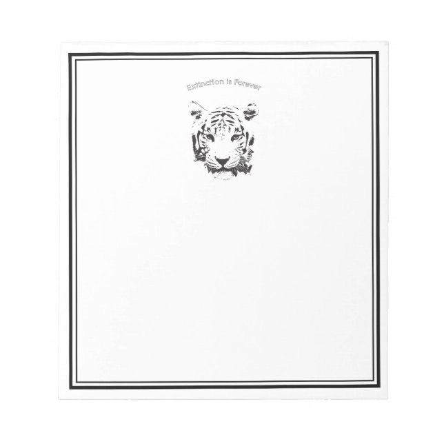 Rett des Tigers Notizblock (Vorderseite)