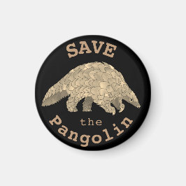 Rett des vom Pangolin bedrohten Coronavirus-Tieres Magnet