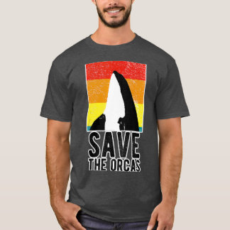Rett des Whale Sea Panda Orcas Killer 1 T-Shirt