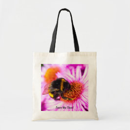 "Rett die Bienen" Biene auf einer Blume Tote Tasch Tragetasche