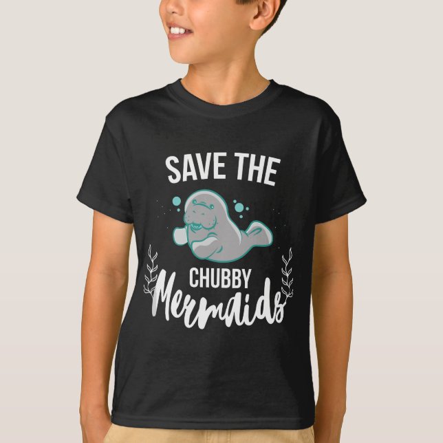 Rett die Chubby-Mermaids T-Shirt (Vorderseite)