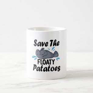 Rett die Floaty Potato / Funny Manate Kaffeetasse