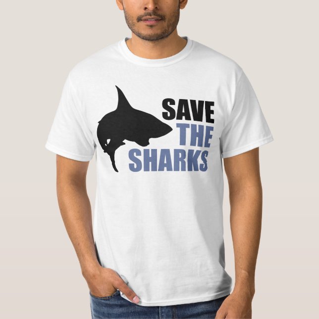 Rett die Haie, Rett das Fins-Aktivisten-Shirt T-Shirt (Vorderseite)
