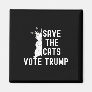 Rett die Katzen wählen Trump lustigen politischen Magnet