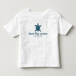 rett die Meeresschildkröte. Kleinkind T-Shirt
