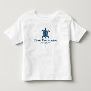 rett die Meeresschildkröte. Kleinkind T-Shirt