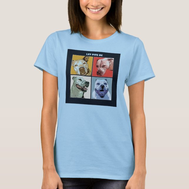 Rett die Pit Bulls. T-Shirt (Vorderseite)