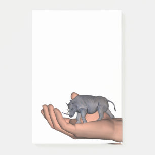 Rett die Rhinos! Post-it Klebezettel