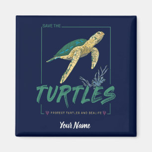 Rett die Schildkröten für Mädchen, die nur Lieben Magnet