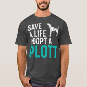 Rett ein Leben adoptiere einen Hunderettungsplott T-Shirt