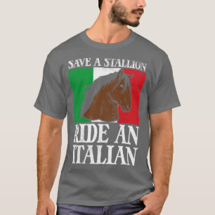 Rett eine Hengstfahrt auf Italienisch T-Shirt