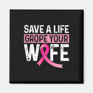 Rett einer Lebensader Ihrer Ehefrau rosa Brustkreb Magnet
