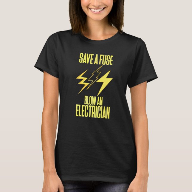 Rett einer Sicherung eines Elektrikers T-Shirt (Vorderseite)
