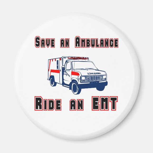 Rett eines Krankenwagen Magnet (Vorne)