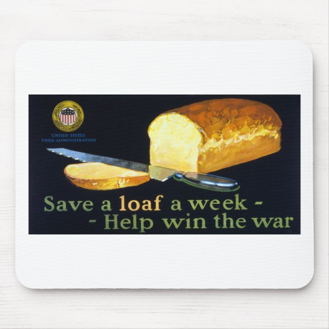 Rett eines Loaf a Week ~ Hilfe gewinnen Krieg Mousepad (Vorne)