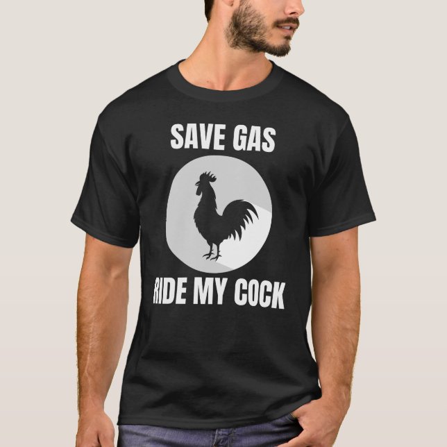 Rett Gas-Fahrt mein Cock-Rooster Lover T-Shirt (Vorderseite)