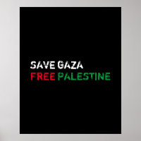 Rett Gaza Freie Palästina weiß rot grün schwarz
