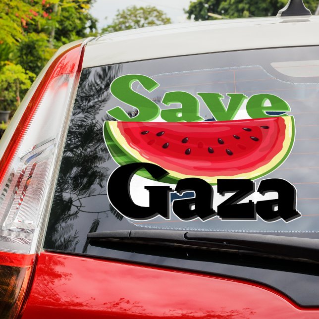 Rett Gaza Watermelon Car Aufkleber (Von Creator hochgeladen)