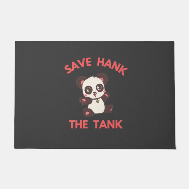 Rett Hank the Tank Funny Fußmatte (Vorderseite)