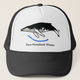 Rett Humpback WHALES - Tierfreund - Natur Truckerkappe
