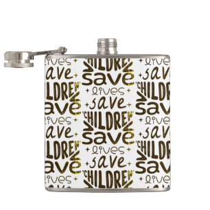 Rett Kinder, Rett Leben Flachmann