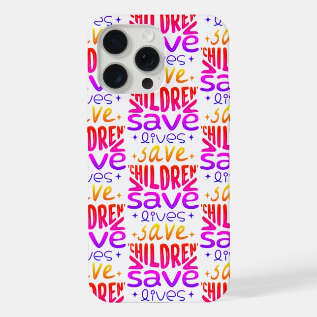 Rett Kinder, Rett Leben iPhone 15 Pro Max Hülle (Rückseite)