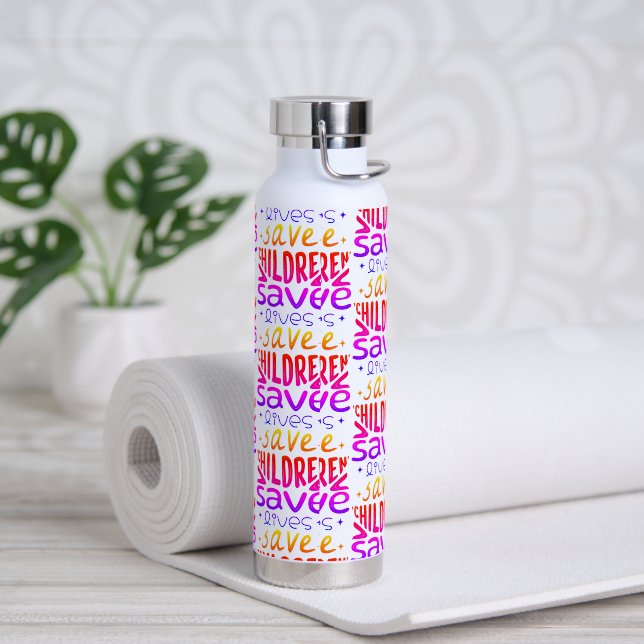 Rett Kinder, Rett Leben Trinkflasche (Yoga)