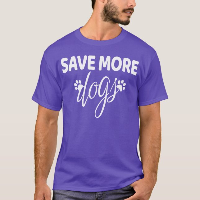 Rett Mehr Hunde Adoptiere Hundemädchen T-Shirt (Vorderseite)