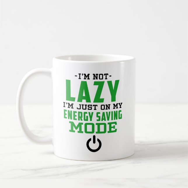 Rett-Mode-Gag mit Sonnenenergie Kaffeetasse (Links)