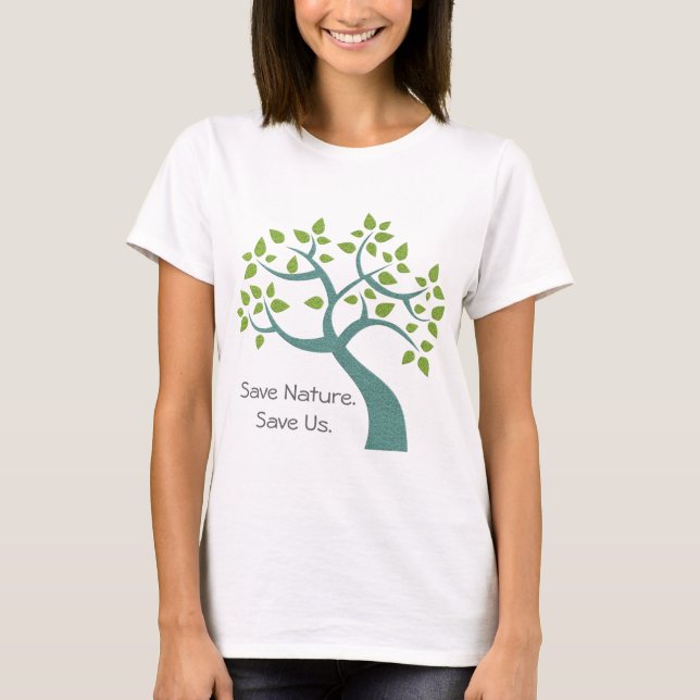 Rett Natur Rette US Tree T-Shirt (Vorderseite)